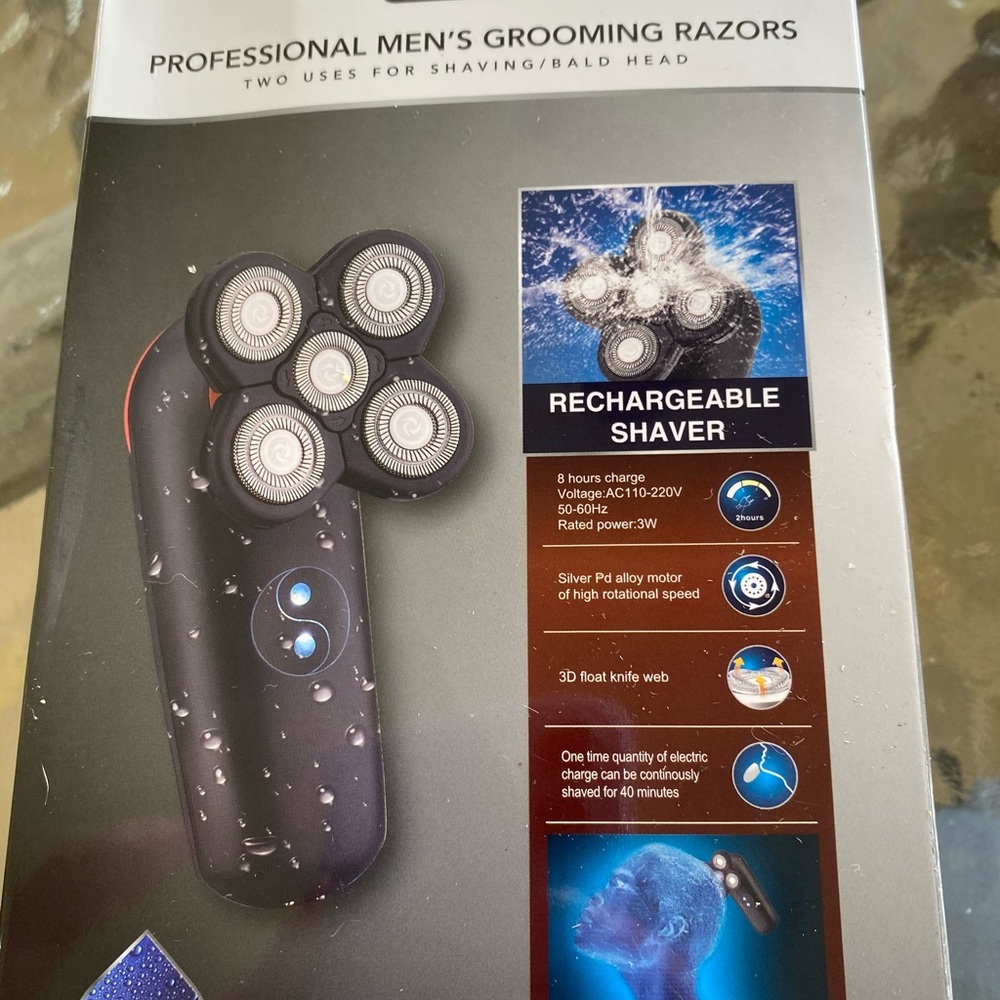 4D Professional Men’s Grooming Razor 💯 Waterproof